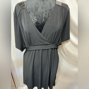 Maternity‎ Elegant Black Shirt .NWOT